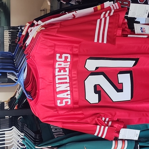 VINTAGE DEION SANDERS SAN FRANSISCO 49ERS THROWBACK JERSEY - Picture 3 of 4